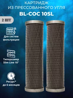 Картридж для воды BL-COC 10SL 2 штуки NASHFILTER 221020521 купить за 388 ₽ в интернет-магазине Wildberries