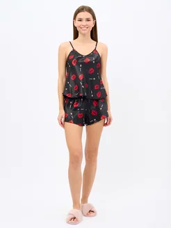 Пижама шелковая ANNA BRAND 221037794 купить за 310 ₽ в интернет-магазине Wildberries