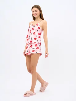 Пижама шелковая ANNA BRAND 221037795 купить за 310 ₽ в интернет-магазине Wildberries