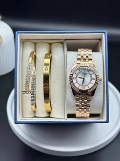 Наручные часы Картье с браслетами CARTIER 221090217 купить за 4 160 ₽ в интернет-магазине Wildberries