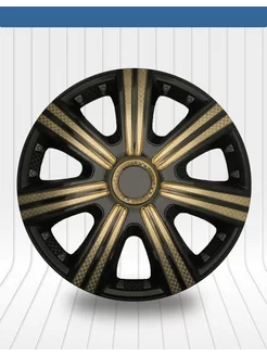 Колпаки r15 4шт DTM Super Black Gold р15