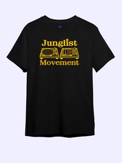 Черная футболка Junglist Movements Rock Ink 221160858 купить за 1 439 ₽ в интернет-магазине Wildberries