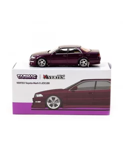 Металлическая машинка Vertex Toyota Chaser JZX100 1:64 Tarmac
