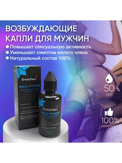 Erotichard Возбуждающие капли male power