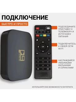 Смарт ТВ приставка Smart TV для телевизора Андроид