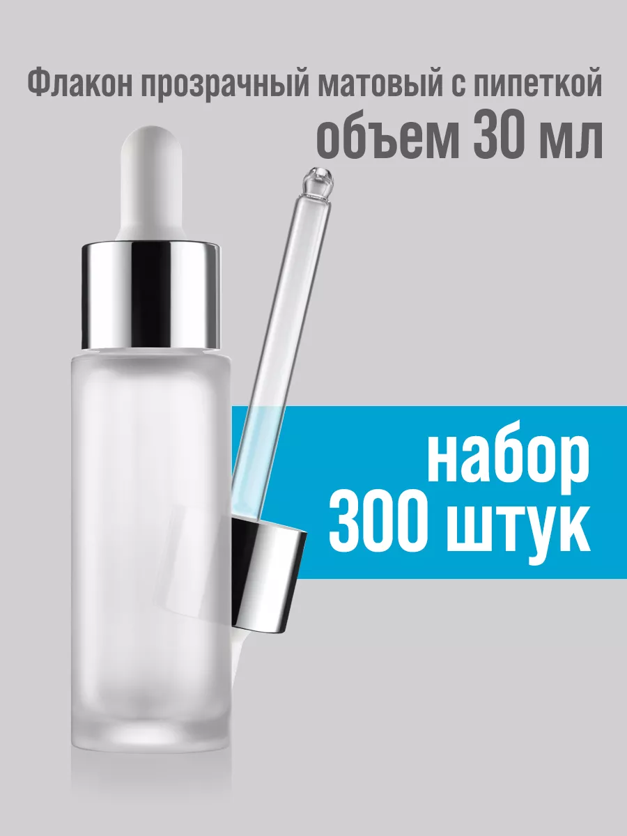 Флакон матовый с пипеткой...