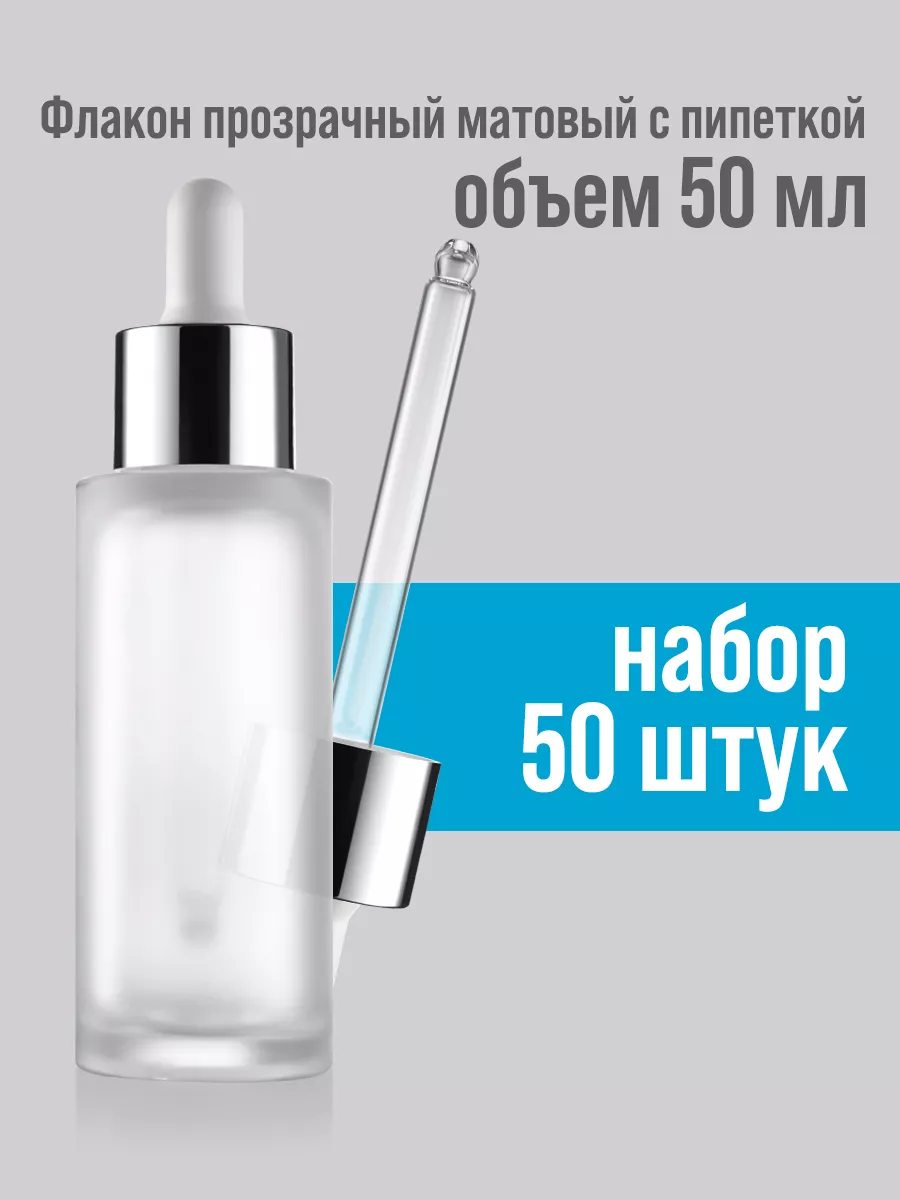 Флакон матовый с пипеткой...
