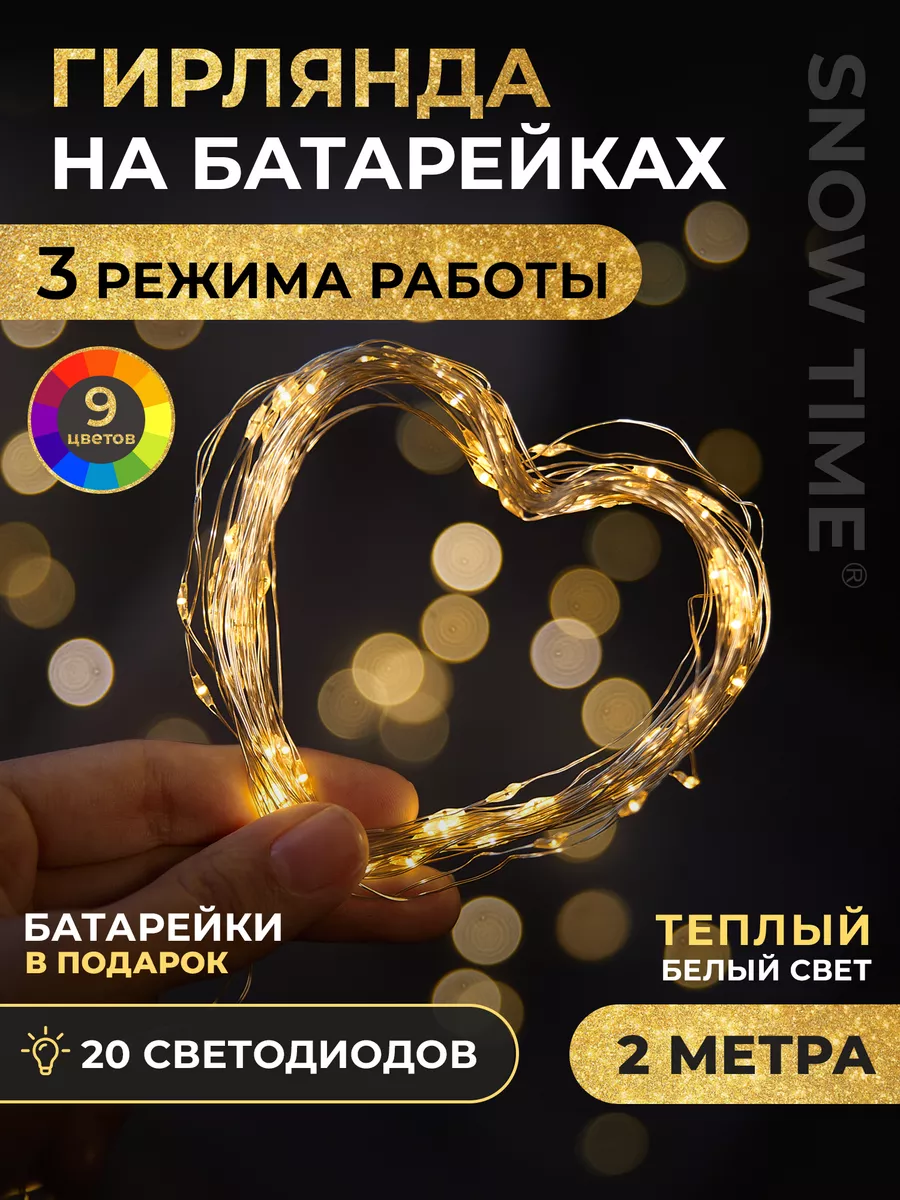 Новогодняя гирлянда на...