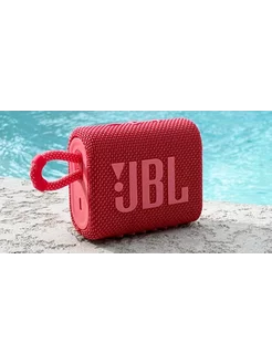 Колонка портативная беспроводная JBL GO 3 красная