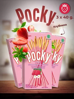 Шоколадные палочки Покки Pocky - 3шт Клубника Аквалинк 221360716 купить за 469 ₽ в интернет-магазине Wildberries