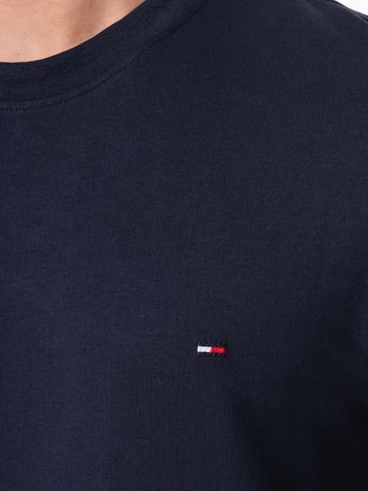 TOMMY HILFIGER Лонгслив футболка с длинным рукавом, синий, фото 7