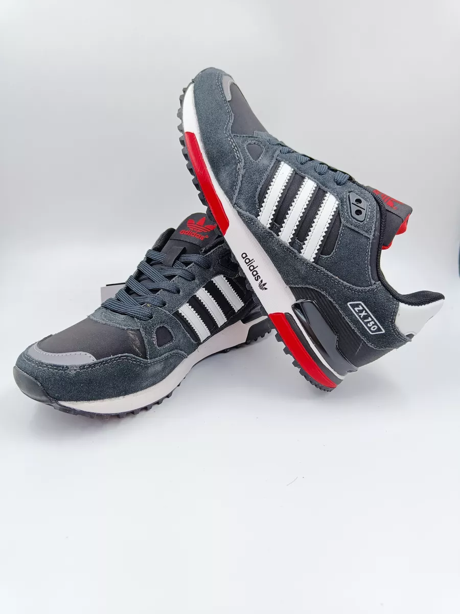 Adidas zx 750 white/unity blue/ray red best sale