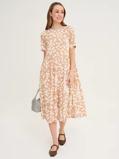 Платье, сарафан в горошек летнее Finn Flare 221459495 купить за 6 050 ₽ в интернет-магазине Wildberries