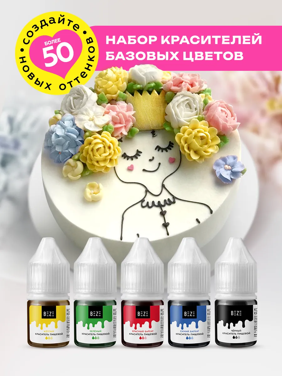 Краситель пищевой для...