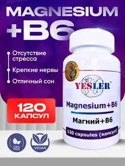 Magnesium +B6 ( Магний+ В6 ) 120 капсул