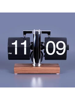 Перекидные часы Flip-Clock на деревянной подставке Chrome MotionLamps 221508093 купить за 4 871 ₽ в интернет-магазине Wildberries