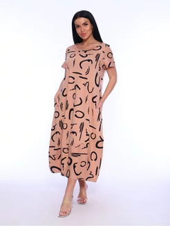 Платье летнее повседневное Lan S.A.R.O. 221517122 купить за 1 327 ₽ в интернет-магазине Wildberries