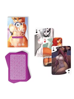 Карты игральные "HOT GAME CARDS" хентай фурри, 36 карт, 18+