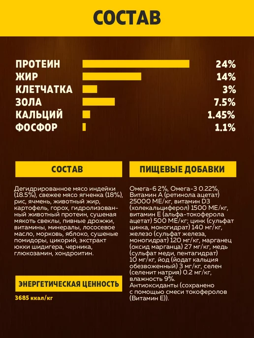 Сухой корм BROOKSFIELD для собак, взрослые, 12,1 кг, фото 5