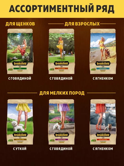 Сухой корм BROOKSFIELD для собак, взрослые, 12,1 кг, фото 8