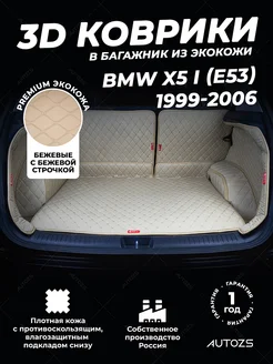 Коврики в багажник автомобиля БМВ Х5 Е53 1999-2006