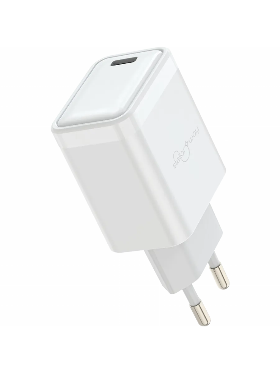 Зарядное устройство сетевое USB-C PD 20W (Белый)