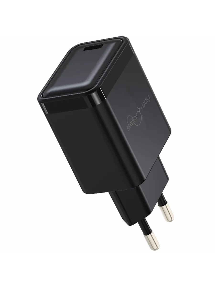Зарядное устройство сетевое USB-C PD 20W (Черный)