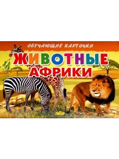 Обучающие карточки. Животные Африки (16 карточек)