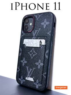 Чехол на iphone 11 с картой Louis Vuitton LV