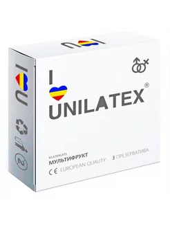 Классические презервативы Unilаtex Natural Plain - 3 шт