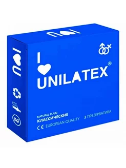 Ультратонкие презервативы Unilаtex Ultra Thin - 3 шт