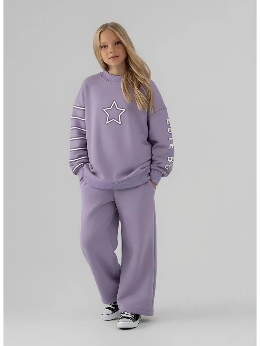 Свитшот + брюки, Lavender Aura 16-3911