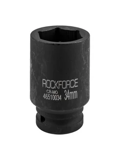 Головка ударная глубокая 34мм 3 4''6гр. RockForce##Rock FORC