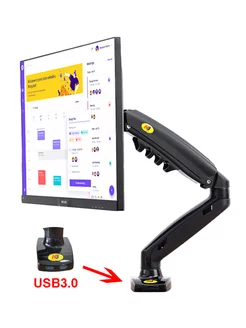 NB F80 with 2XUSB3.0 Monitor Holder Desktop Mount Arm North Bayou 221787211 купить за 2 403 ₽ в интернет-магазине Wildberries