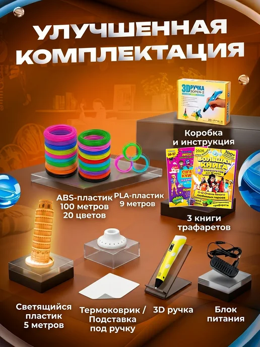 bebe 3д ручка набор для творчества, вариант, фото 8