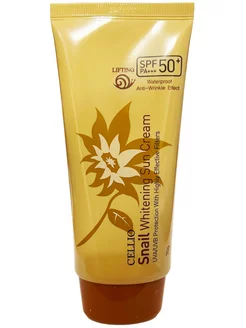 Водостойкий солнцезащитный крем c муцином улитки SPF 50+