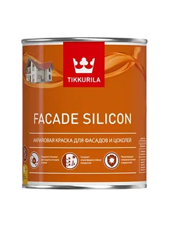 Краска фасадная FACADE Silicon VVA гл мат 0,9 л Tikkurila 221826600 купить за 1 069 ₽ в интернет-магазине Wildberries