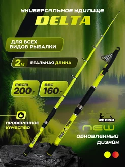 Удочка для рыбалки телескопическая донная 2 м REfish 221832834 купить за 665 ₽ в интернет-магазине Wildberries