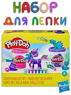 Масса для лепки Hasbro Блестящая коллекция, 6шт