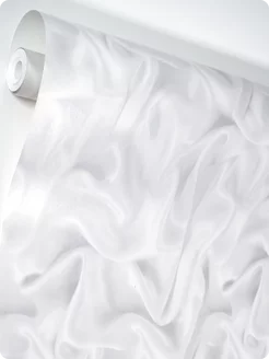 Обои бумажные влагостойкие имитация ткани Фантом21 - 4 рулона. Купить обои на стену. Изображение 4