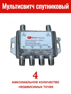 Мультисвитч радиальный 2x4 MS-2401