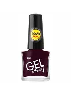 Лак для ногтей эффект геля Gel Effect, тон 015 баклажан Kiki 222017912 купить за 147 ₽ в интернет-магазине Wildberries