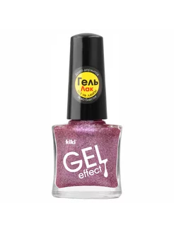 Лак для ногтей эффект геля Gel Effect, тон 075 сиреневый Kiki 222017960 купить за 189 ₽ в интернет-магазине Wildberries