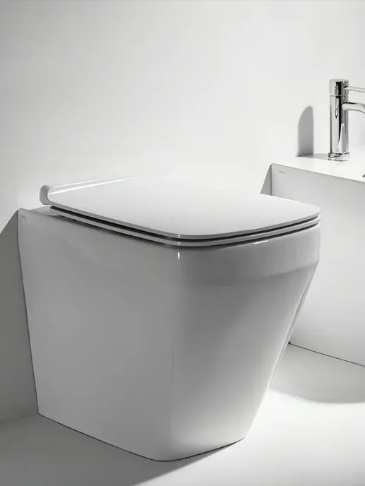 SIMAS Унитаз приставной BADEN-BADEN BB 01 bia, с крышкой, белый, фото 3