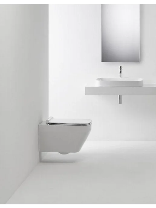 SIMAS Навесной унитаз безободковый с крышкойBADEN-BADEN BB 18, белый, фото 2