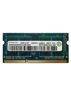 Оперативная память RAMAXEL DDR3L SODIMM 2Гб 1600MHz OEM 222061541 купить за 485 ₽ в интернет-магазине Wildberries