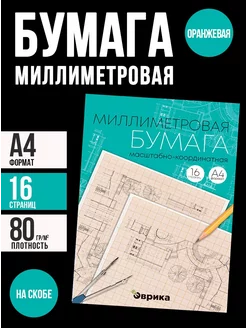 Бумага масштабно-координатная, миллиметровая А4