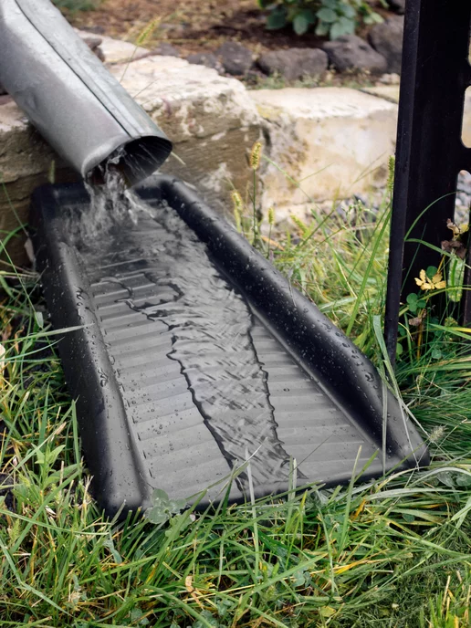 ecoteck-shop Пластиковый водосточный желоб Ecoteck Trickling, черный, черный, фото 7