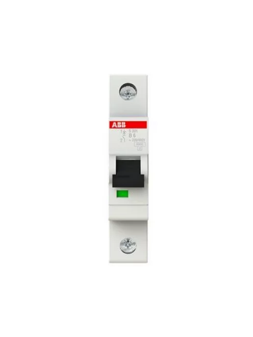 abb Автомат 63A, автоматический выключатель 1P SH201 C, черный, фото 6