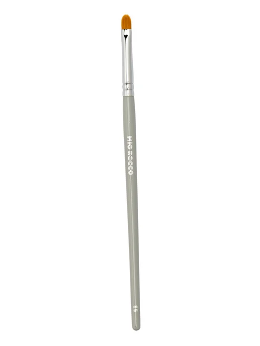 MiO ROCCO Кисть для макияжа, для губ и стрел S5 Gray плоская, серый